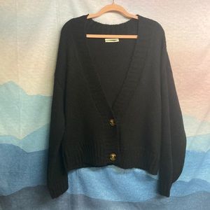 Deep -V Cardigan